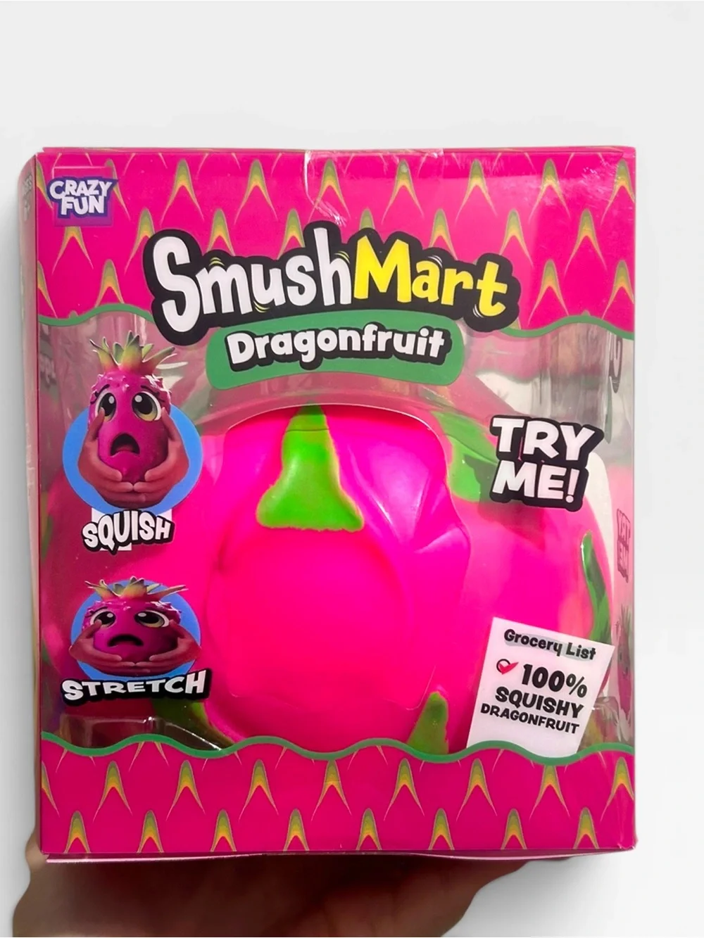 RMS Crazy Fun SmushMart Dragonfruit Squishy Squeeze Toy Fidget Sensory New